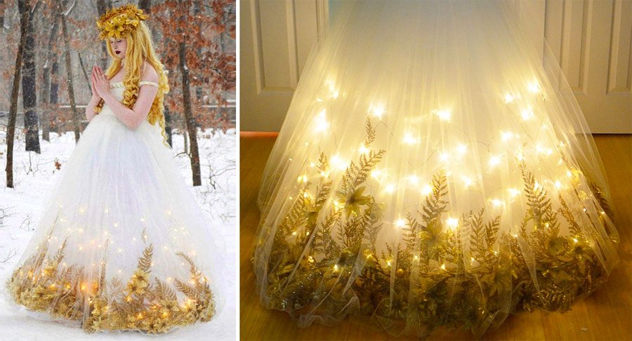 Esta chica de increíble talento hace unos vestidos que no puedes apartar los ojos de ellos 11 Esta chica de increíble talento hace unos vestidos que no puedes apartar los ojos de ellos