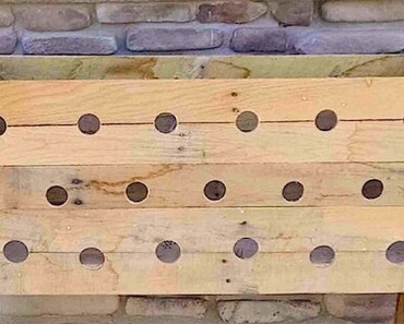 Hace 19 agujeros en una jardinera de madera. ¿5 meses más tarde? ¡Increíble!