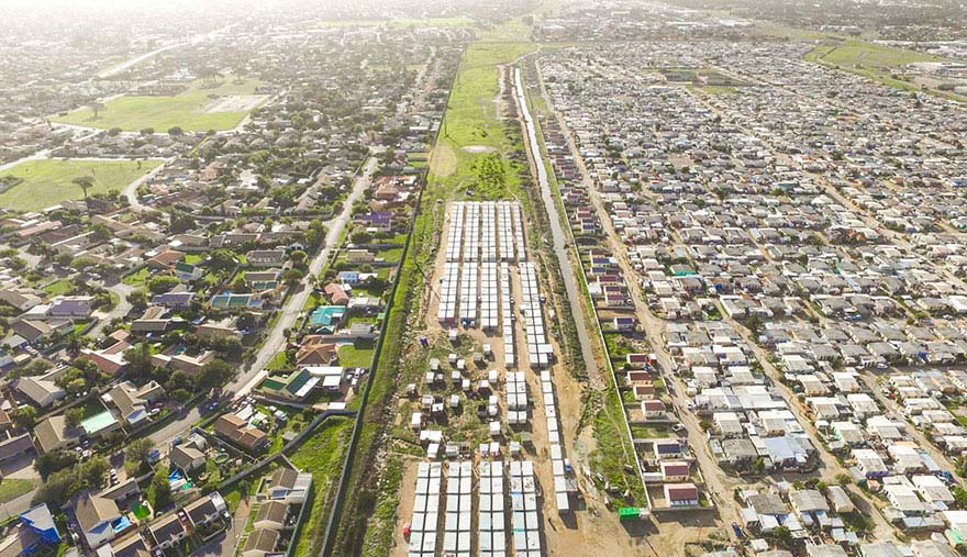 La enorme brecha entre ricos y pobres, capturada por drones... ¡Absolutamente terrible!