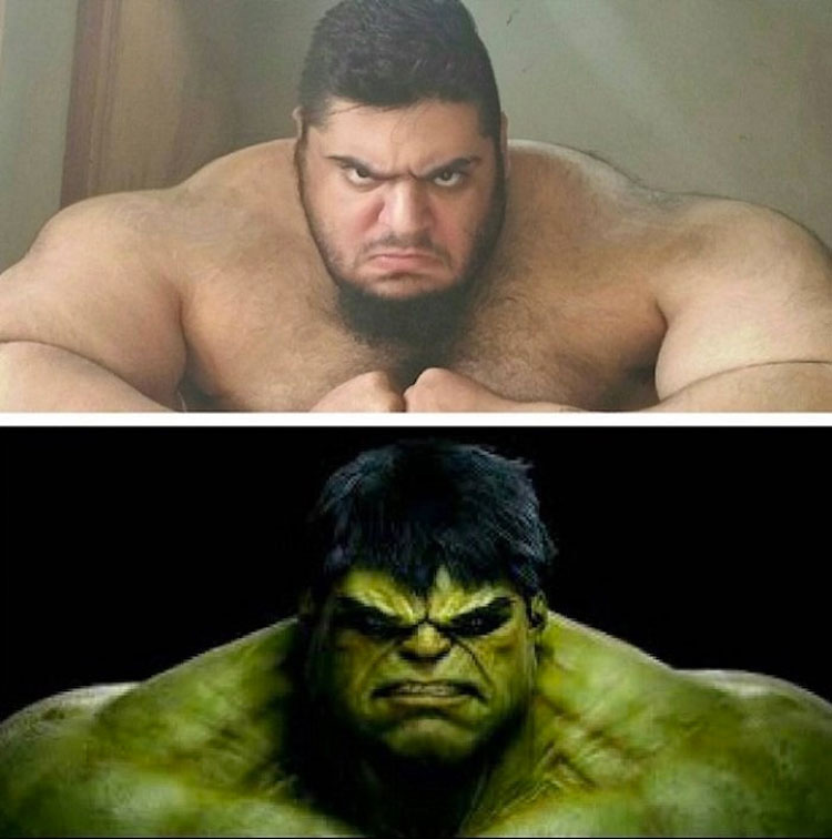 Este HULK realmente existe, y sus fotos son gloriosamente amenazadoras...