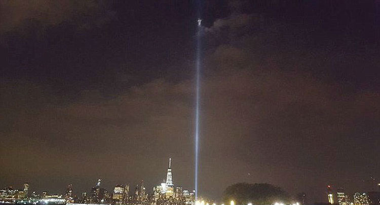 Alguien vio ESTO sobre el lugar del homenaje al World Trade Center el pasado 9 de septiembre