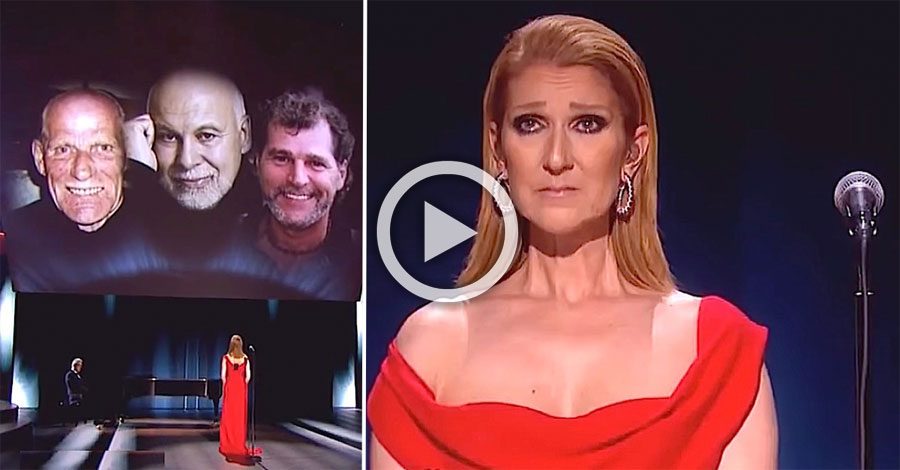 Céline Dion llora al interpretar por primera vez una nueva y emotiva canción a su marido