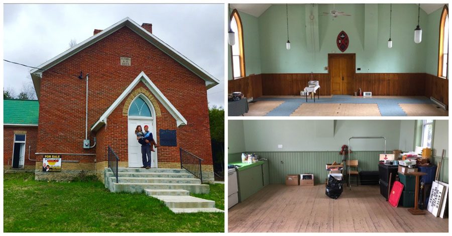 Esta joven pareja se gasta 90.000 dólares para irse a vivir a una iglesia vacía construida en 1886