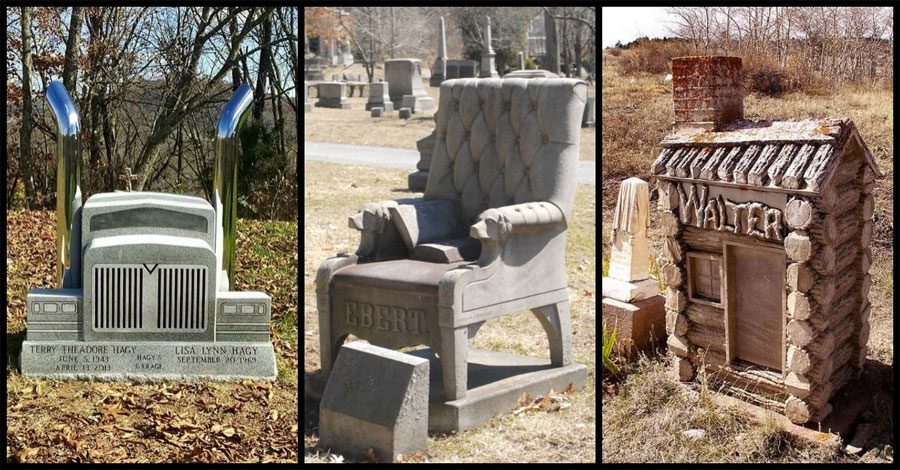 15 llamativas lápidas que llevan el humor y la belleza a la muerte