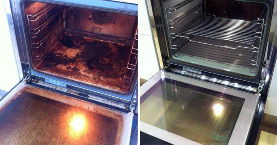 Este truco fascinará a los que odian la limpieza de su horno. Reluciente sin apenas mover un dedo