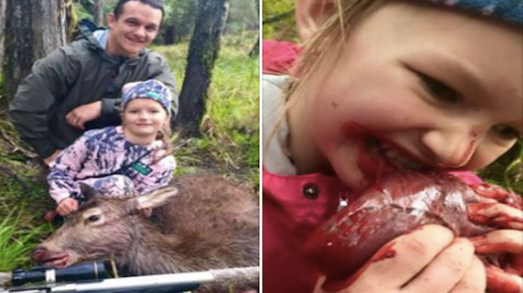 Comparte foto de su hija y los padres se ponen furiosos cuando se dan cuenta de lo que está comiendo