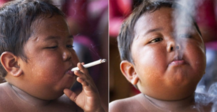 ¿Recuerdas al famoso niño que fumaba 40 cigarrillos al día? Mira cómo es ahora su vida