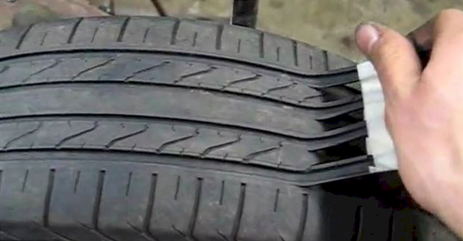 Así es como los estafadores convierten neumáticos viejos y poco seguros para que parezcan nuevos