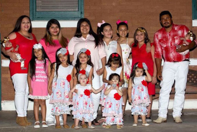 Madre de 14 hijas dice que no dejará de tener niños hasta que dé a luz a un hijo