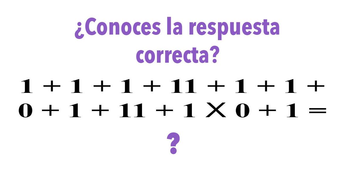 Este enigma de matemáticas está "rompiendo Internet" - ¿Conoces la respuesta correcta?