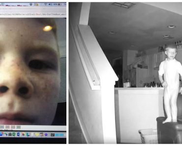 Un padre puso una cámara oculta y a las 2 de la madrugada captura a su hijo de 6 años haciendo esto