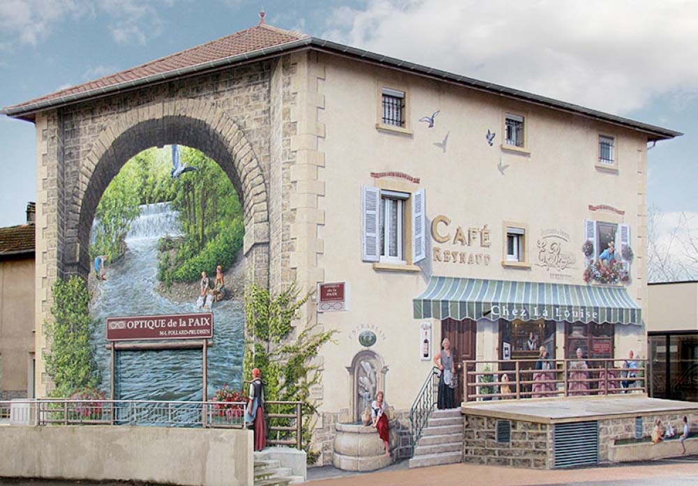 Este artista callejero transforma las aburridas paredes de su ciudad en obras de arte 12