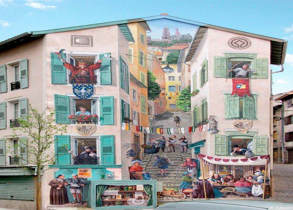 Este artista callejero transforma las aburridas paredes de su ciudad en obras de arte 8