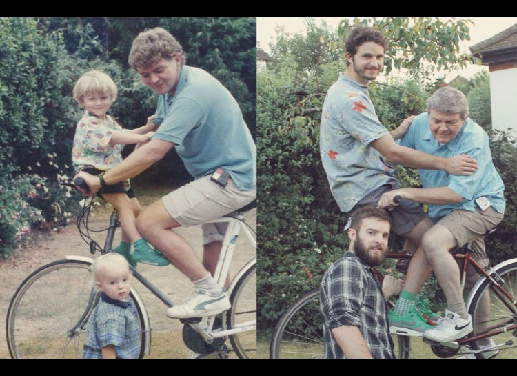 22 fotos familiares recreadas años después que te harán reír a carcajadas