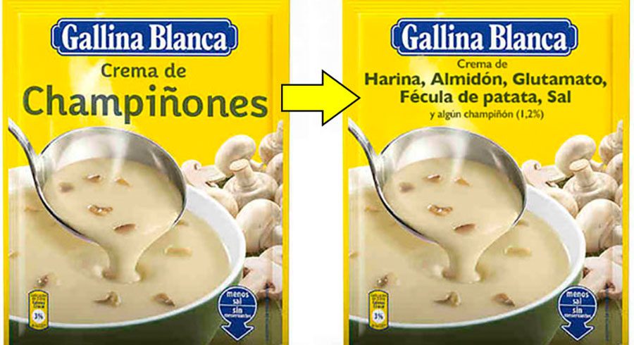 Así tendrían que ser las etiquetas de los alimentos si reflejaran sus ingredientes REALES 10 Así tendrían que ser las etiquetas de los alimentos si reflejaran sus ingredientes REALES