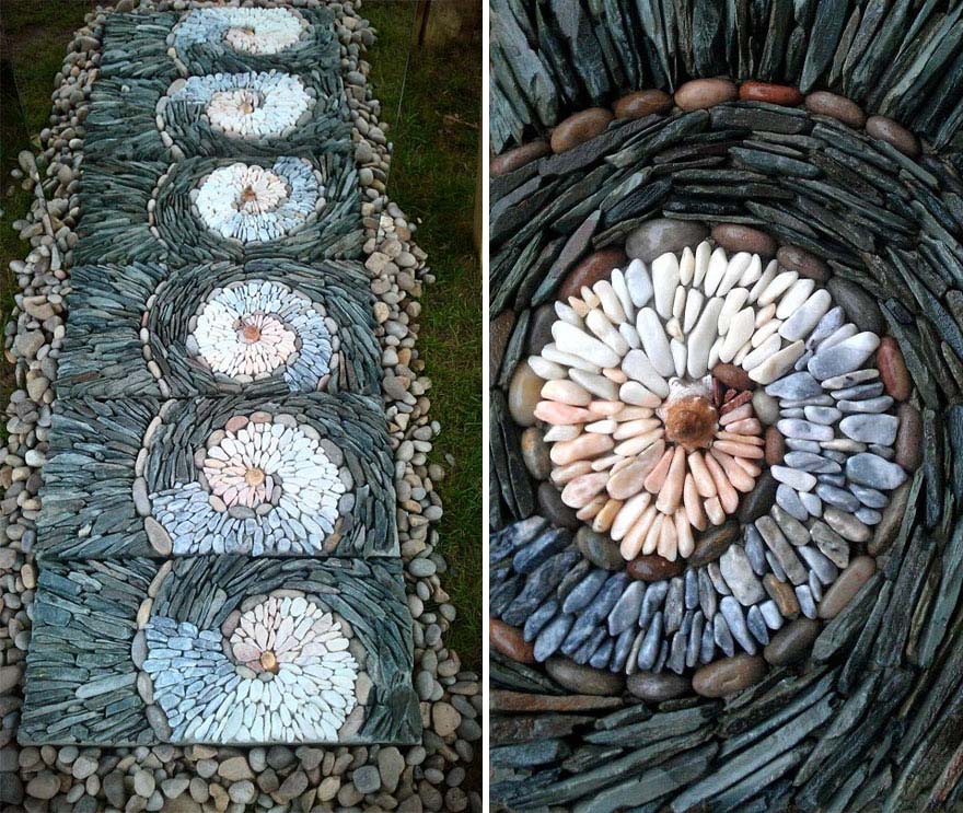 Este hombre ha creado obras de arte utilizando piedras. ¡No hemos visto nada igual!