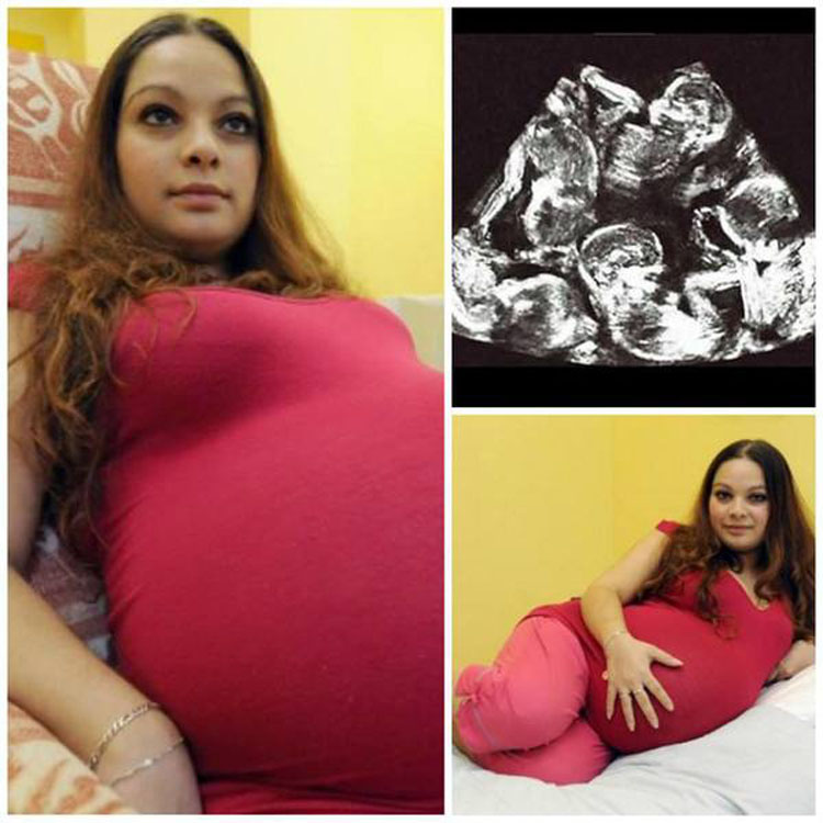 A los 23 años creía estar embarazada de gemelos, pero empezó a llorar al ver la ecografía