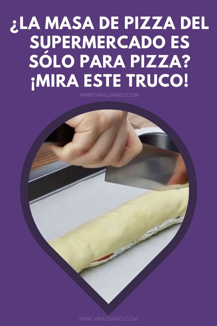 Si piensas que la masa de pizza del supermercado es sólo para pizza, mira este ingenioso truco