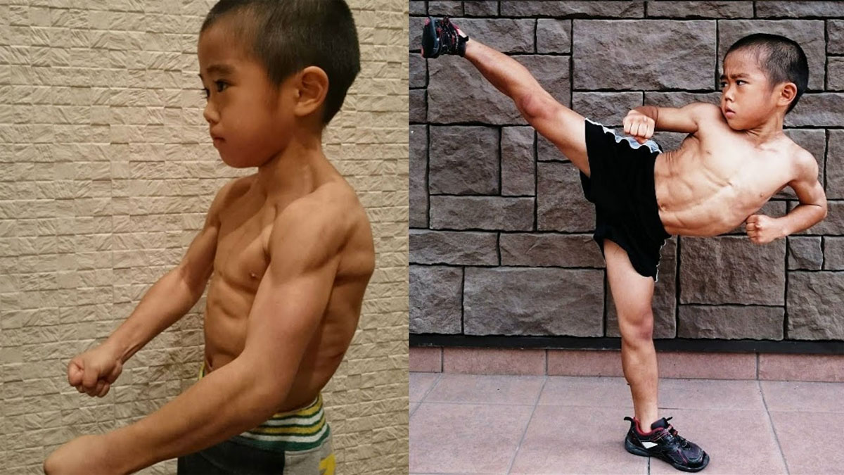 Solo tiene 6 años pero dicen que es la reencarnación de Bruce Lee. Juzga tú mismo