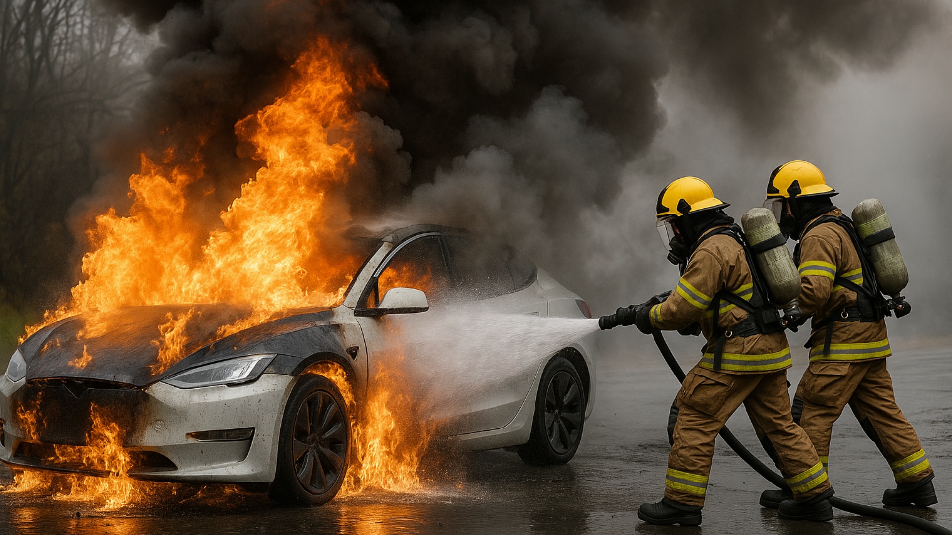 Incendios en coches eléctricos: ¿más difíciles de apagar que en vehículos de combustión?