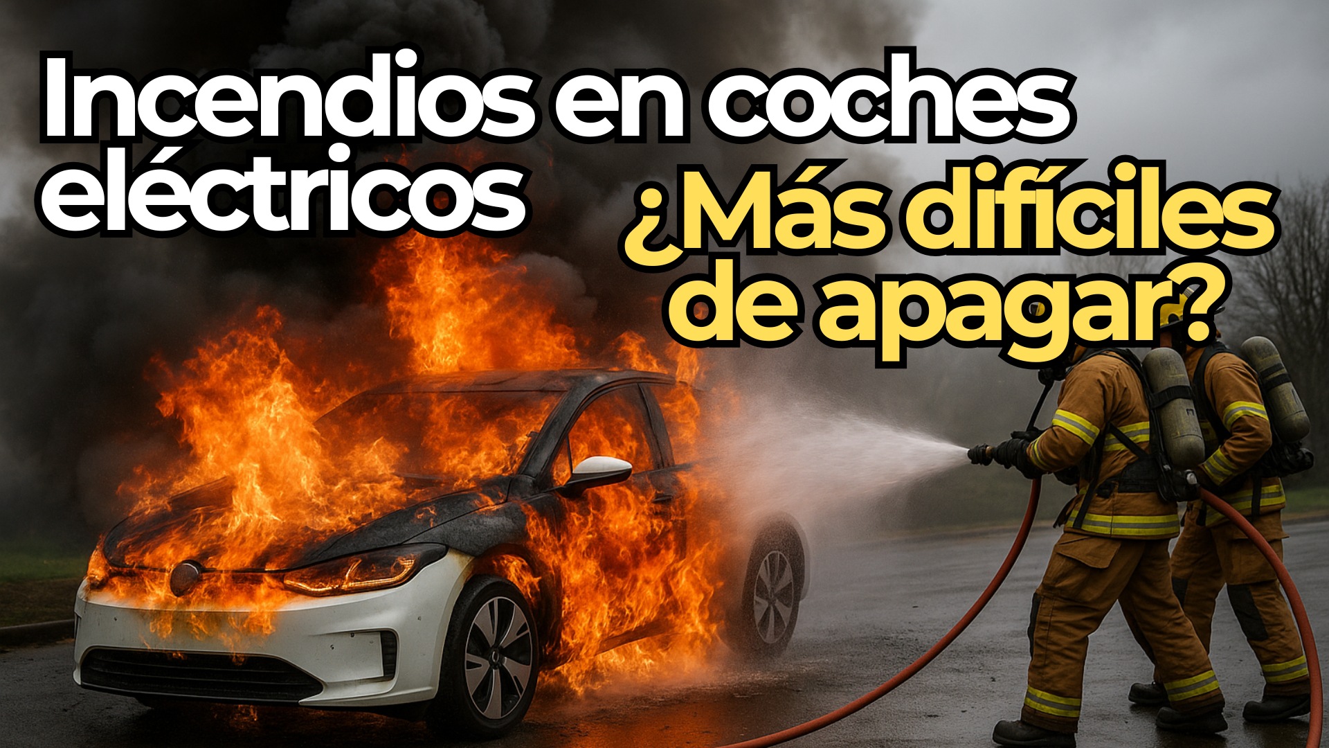 Incendios en coches eléctricos: ¿más difíciles de apagar que en vehículos de combustión?